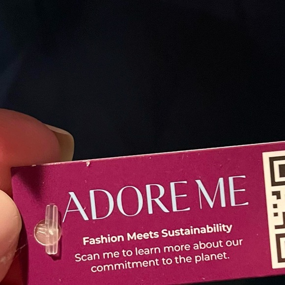 🌼NWT ADORE ME LACE TRIM SILKY TEAL TANK TOP SIZE LARGE🌼 - Picture 4 of 5